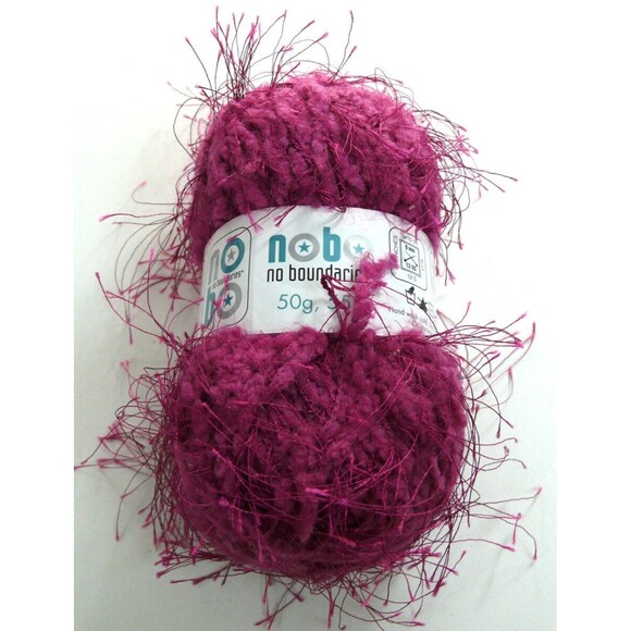 Lot Misc Yarn Skeins new and preowned eyelash ribbon nobo adelaide starbelle - Picture 7 of 10